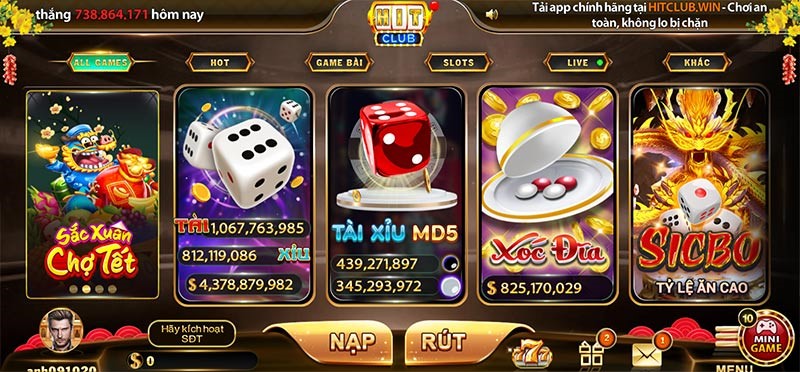 HitClub - Game bài đổi thưởng đỉnh cao hàng đầu thị trường